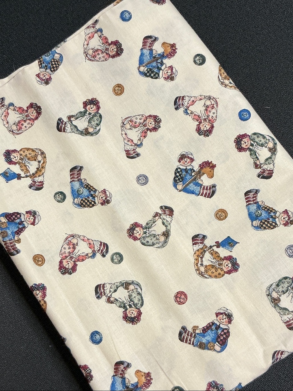 Raggedy Ann & Andy Vintage Fabric Dianna Marcum Marcus Brothers Textiles